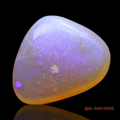 2.00 Cts Natural Australian Fire Opal Loose Gemstone Trillion Cabochon 11x9x3 mm AF-204