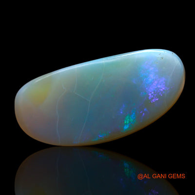 9.00 Cts Natural Australian Fire Opal Loose Gemstone Fancy Cabochon 23x11x5 mm AF-205
