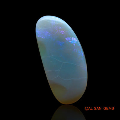9.00 Cts Natural Australian Fire Opal Loose Gemstone Fancy Cabochon 23x11x5 mm AF-205
