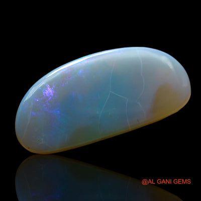 9.00 Cts Natural Australian Fire Opal Loose Gemstone Fancy Cabochon 23x11x5 mm AF-205