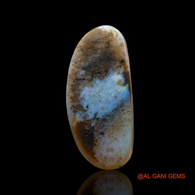 9.00 Cts Natural Australian Fire Opal Loose Gemstone Fancy Cabochon 23x11x5 mm AF-205