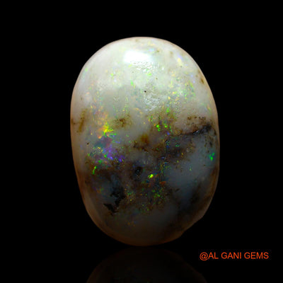 11.00 Cts Natural Australian Fire Opal Loose Gemstone Oval Cabochon 19x13x7 mm AF-207