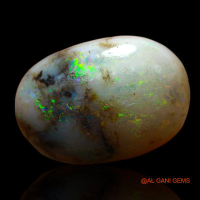 11.00 Cts Natural Australian Fire Opal Loose Gemstone Oval Cabochon 19x13x7 mm AF-207