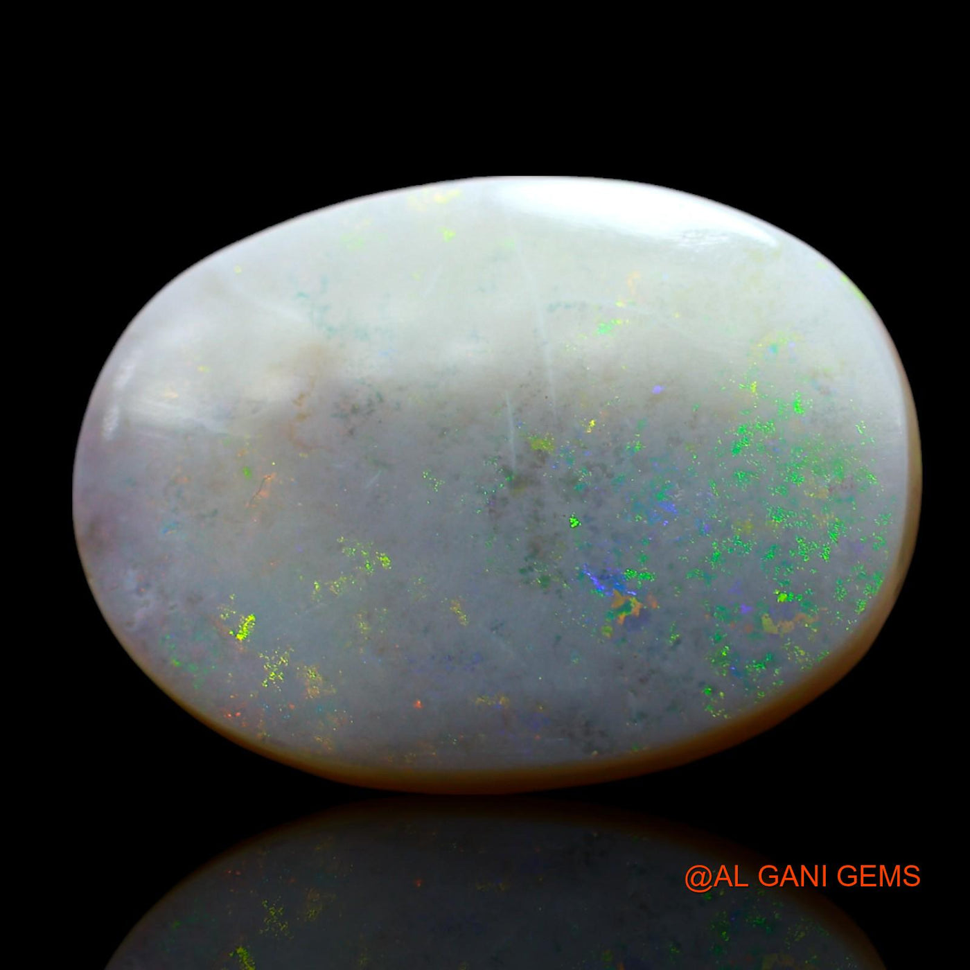 10.00 Cts Natural Australian Fire Opal Loose Gemstone Oval Cabochon 20x14x5 mm AF-20