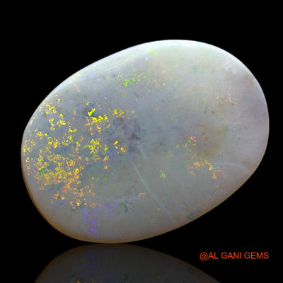 10.00 Cts Natural Australian Fire Opal Loose Gemstone Oval Cabochon 20x14x5 mm AF-20