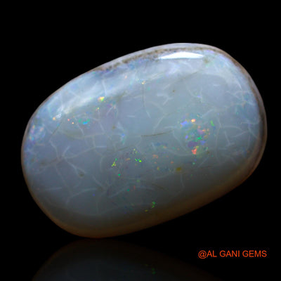 10.00 Cts Natural Australian Fire Opal Oval Cabochon Loose Gemstone For Jewelry 19x13x6 mm AF-212