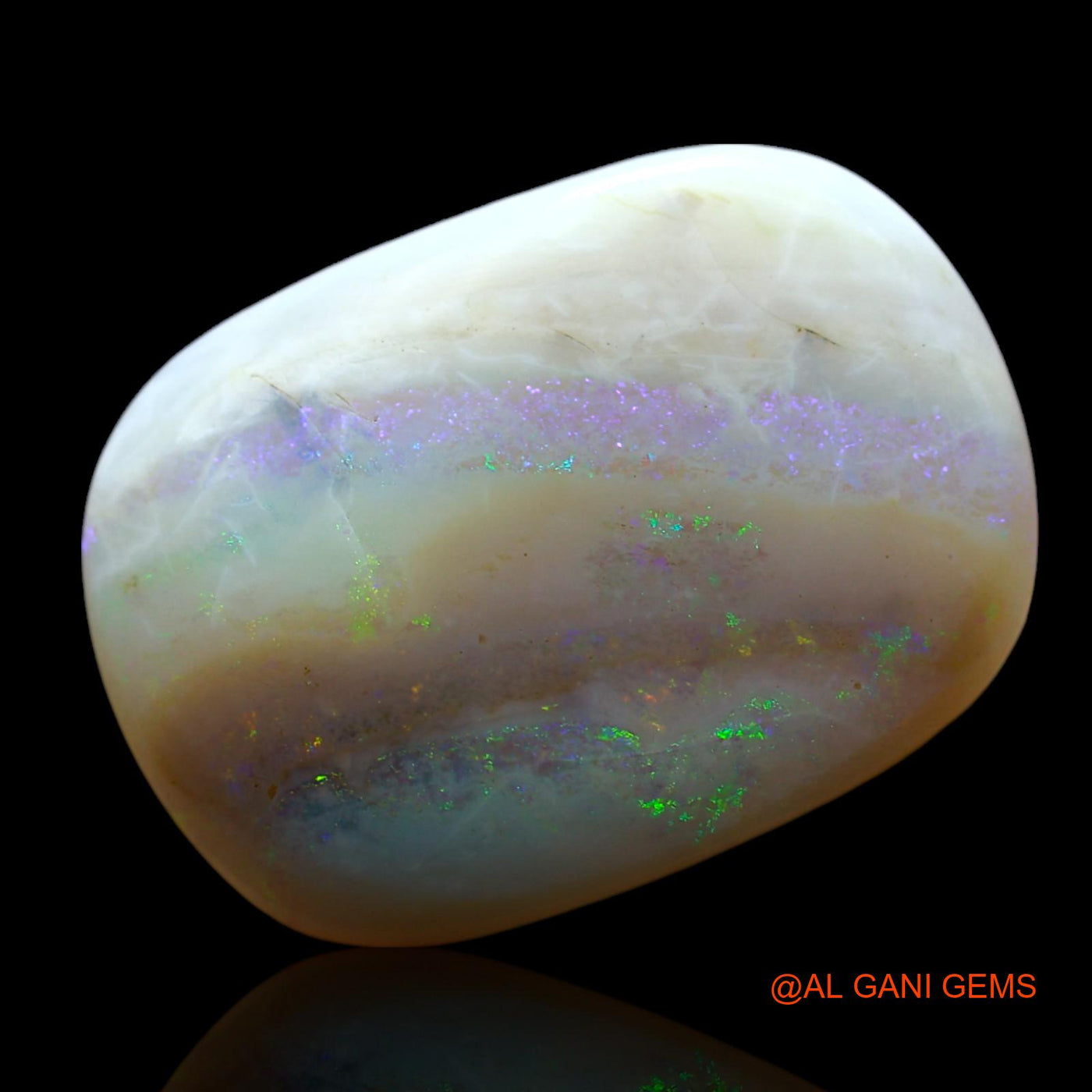 9.00 Cts Unheated Australian Fire Opal Loose Gemstone Oval Cabochon Natural 18x13x5 mm AF-214