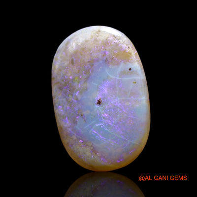 Natural Untreated Fire Opal Loose Gemstone Oval Cabochon From Australia 5.00 Cts 19x12x3 mm AF-216
