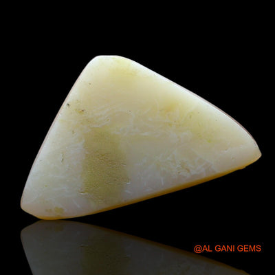 5.00 Cts Natural Australian Fire Opal Loose Gemstone Trillion Cabochon 19x11x4 mm AF-217