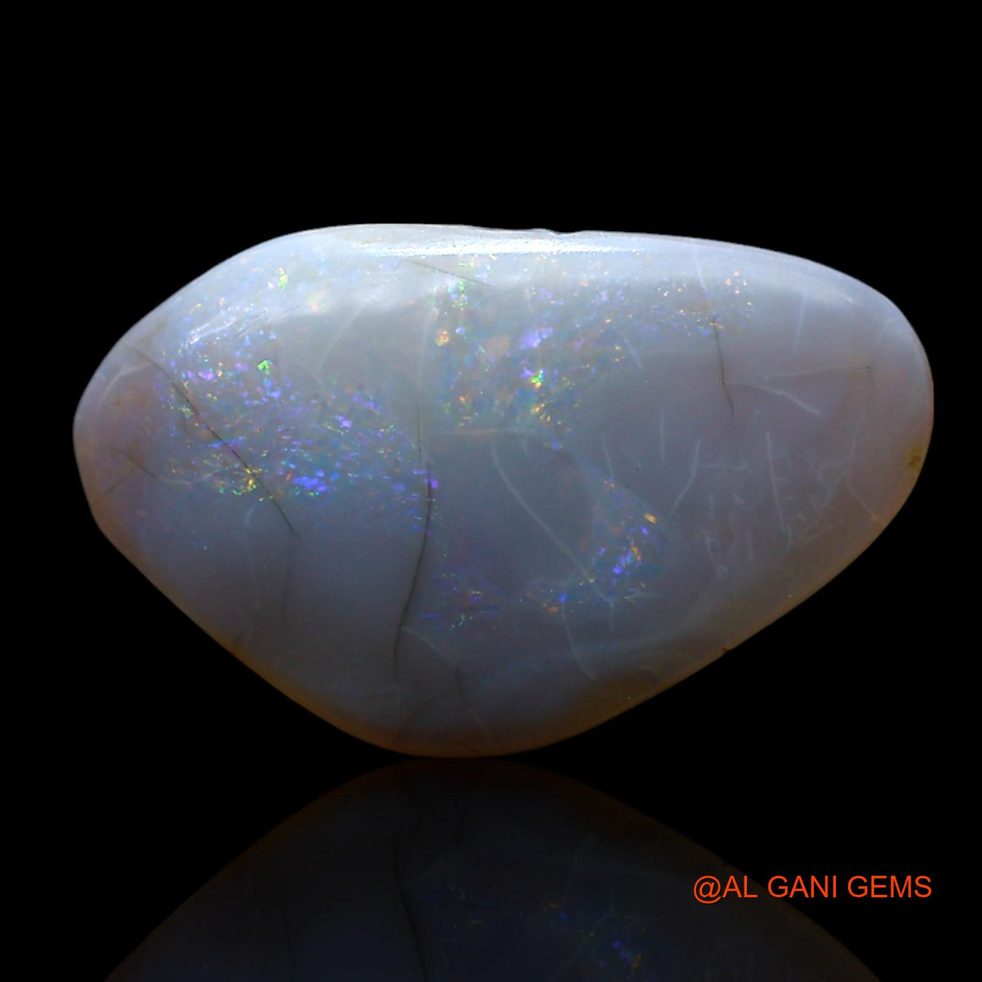 5.00 Cts Natural Australian Fire Opal Loose Gemstone Oval Cabochon 18x11x4 mm AF-220