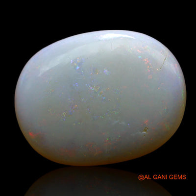 5.00 Cts Unheated Australian Fire Opal Loose Gemstone Oval Cabochon Natural 18x13x3 mm AF-221