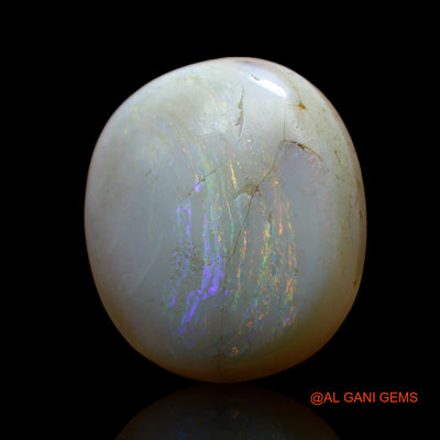 9.00 Cts Natural Australian Fire Opal Loose Gemstone Oval Cabochon 15x13x6 mm AF-223