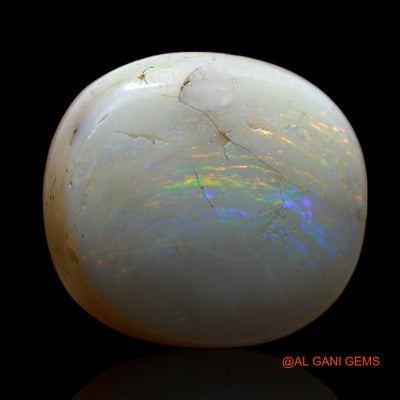 9.00 Cts Natural Australian Fire Opal Loose Gemstone Oval Cabochon 15x13x6 mm AF-223