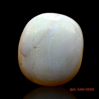 9.00 Cts Natural Australian Fire Opal Loose Gemstone Oval Cabochon 15x13x6 mm AF-223