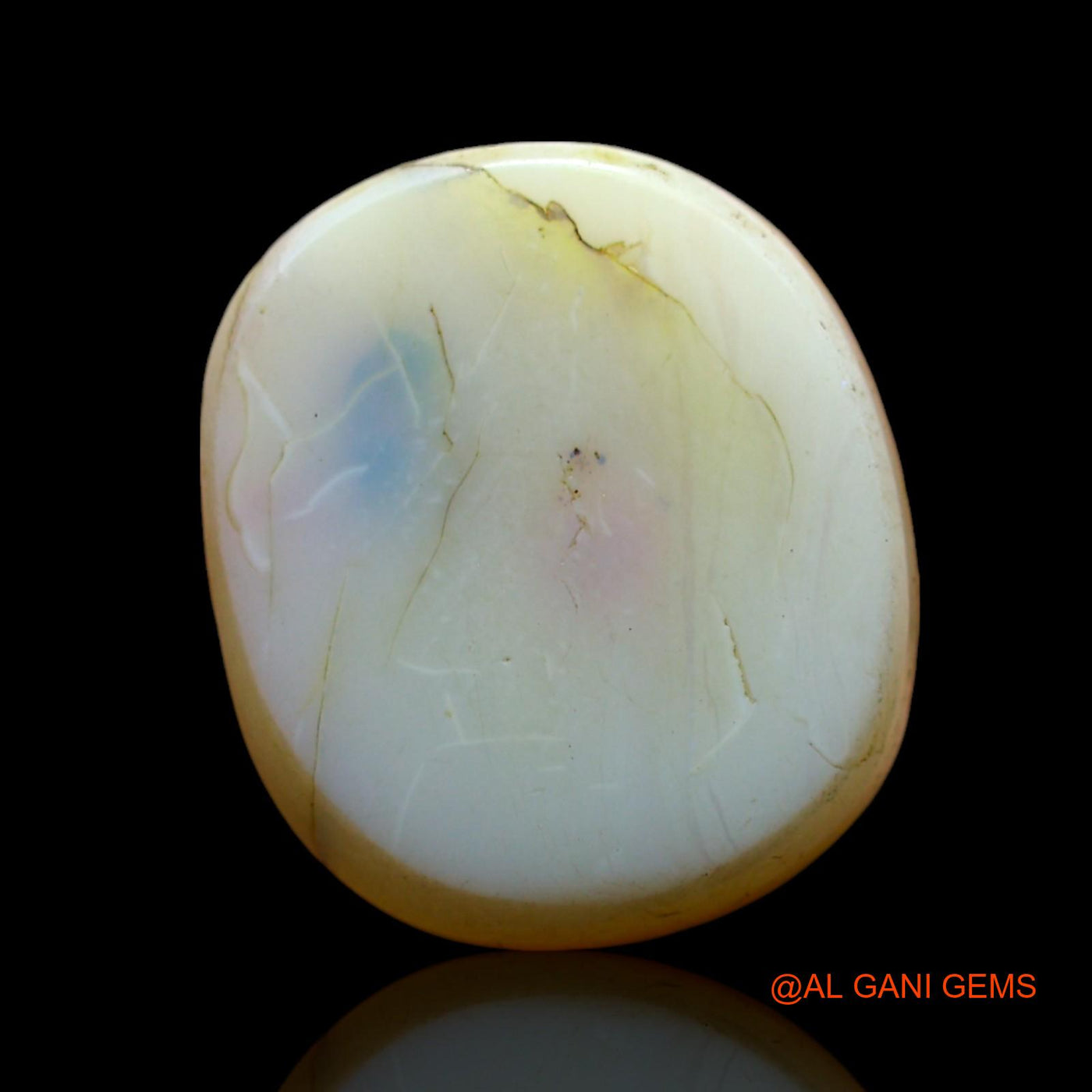 9.00 Cts Natural Australian Fire Opal Loose Gemstone Oval Cabochon 15x13x6 mm AF-223