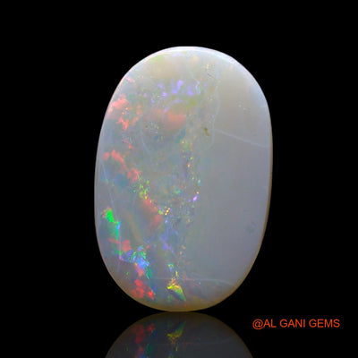 2.00 Cts Natural Australian Fire Opal Loose Gemstone Oval Cabochon 16x10x1 mm AF-226