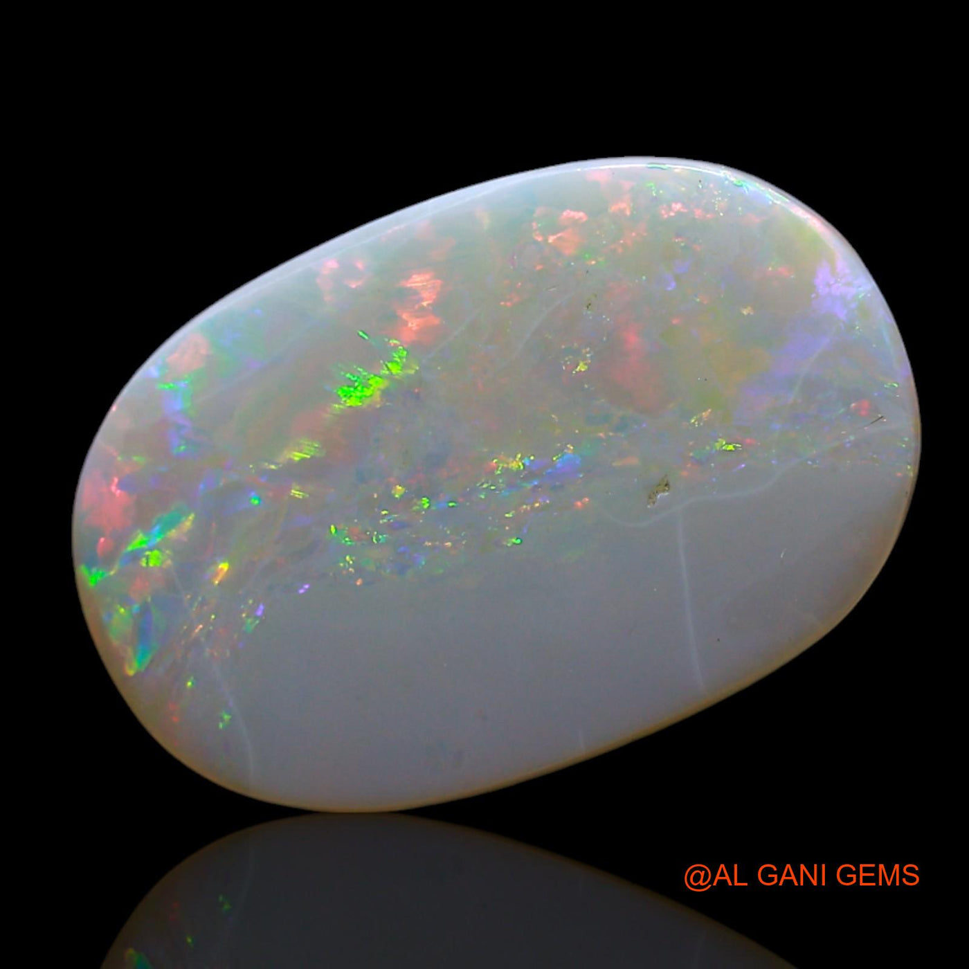 2.00 Cts Natural Australian Fire Opal Loose Gemstone Oval Cabochon 16x10x1 mm AF-226