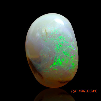Natural Untreated Fire Opal Loose Gemstone Oval Cabochon From Australia 4.00 Cts 14x11x4 mm AF-227