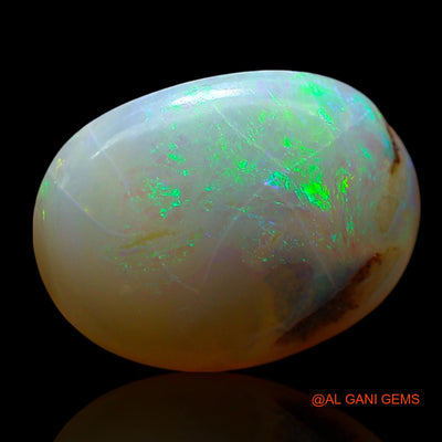 Natural Untreated Fire Opal Loose Gemstone Oval Cabochon From Australia 4.00 Cts 14x11x4 mm AF-227