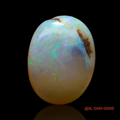 Natural Untreated Fire Opal Loose Gemstone Oval Cabochon From Australia 4.00 Cts 14x11x4 mm AF-227