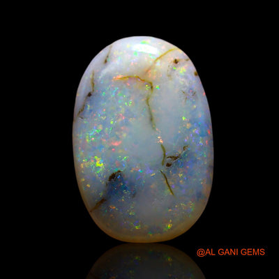 3.00 Cts Natural Australian Fire Opal Loose Gemstone Oval Cabochon 15x10x3 mm AF-229