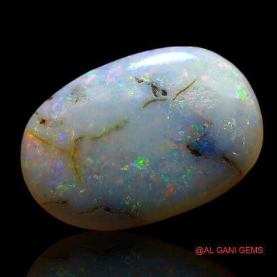 3.00 Cts Natural Australian Fire Opal Loose Gemstone Oval Cabochon 15x10x3 mm AF-229