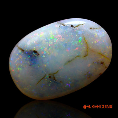 3.00 Cts Natural Australian Fire Opal Loose Gemstone Oval Cabochon 15x10x3 mm AF-229