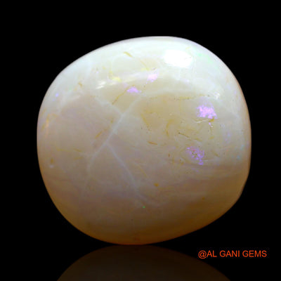 16.00 Cts Natural Australian Fire Opal Loose Gemstone Oval Cabochon 18x17x7 mm AF-22