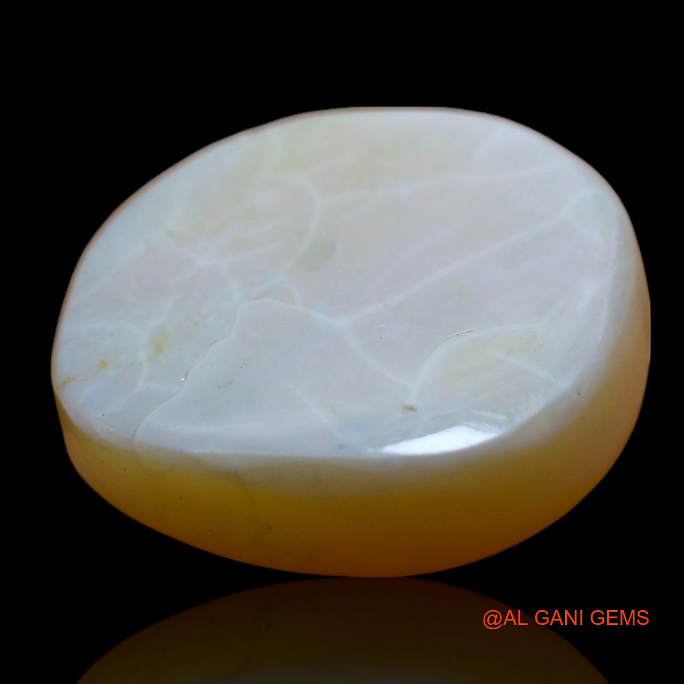 16.00 Cts Natural Australian Fire Opal Loose Gemstone Oval Cabochon 18x17x7 mm AF-22