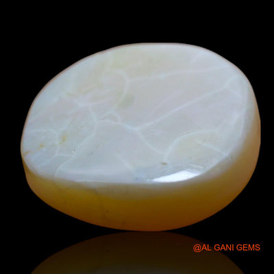 16.00 Cts Natural Australian Fire Opal Loose Gemstone Oval Cabochon 18x17x7 mm AF-22