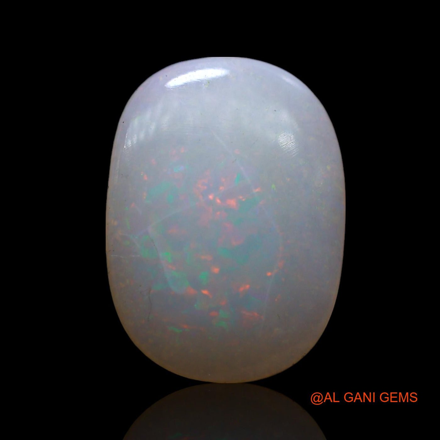 Natural Untreated Fire Opal Loose Gemstone Oval Cabochon From Australia 2.00 Cts 14x10x2 mm AF-230