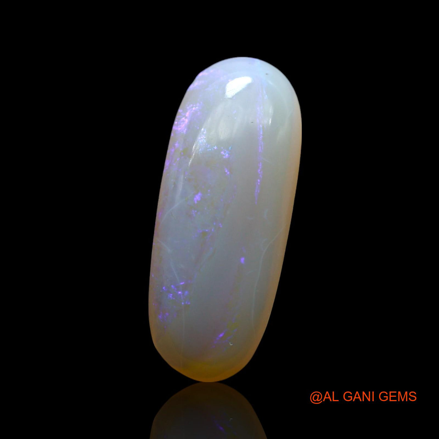 3.00 Cts Natural Australian Fire Opal Loose Gemstone Fancy Cabochon 18x7x3 mm AF-231