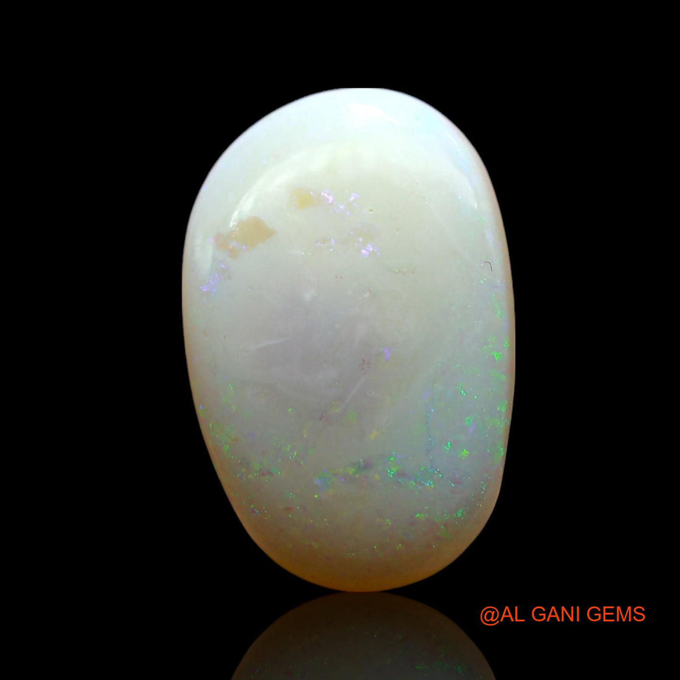 4.00 Cts Natural Australian Fire Opal Oval Cabochon Loose Gemstone For Jewelry 15x10x4 mm AF-232