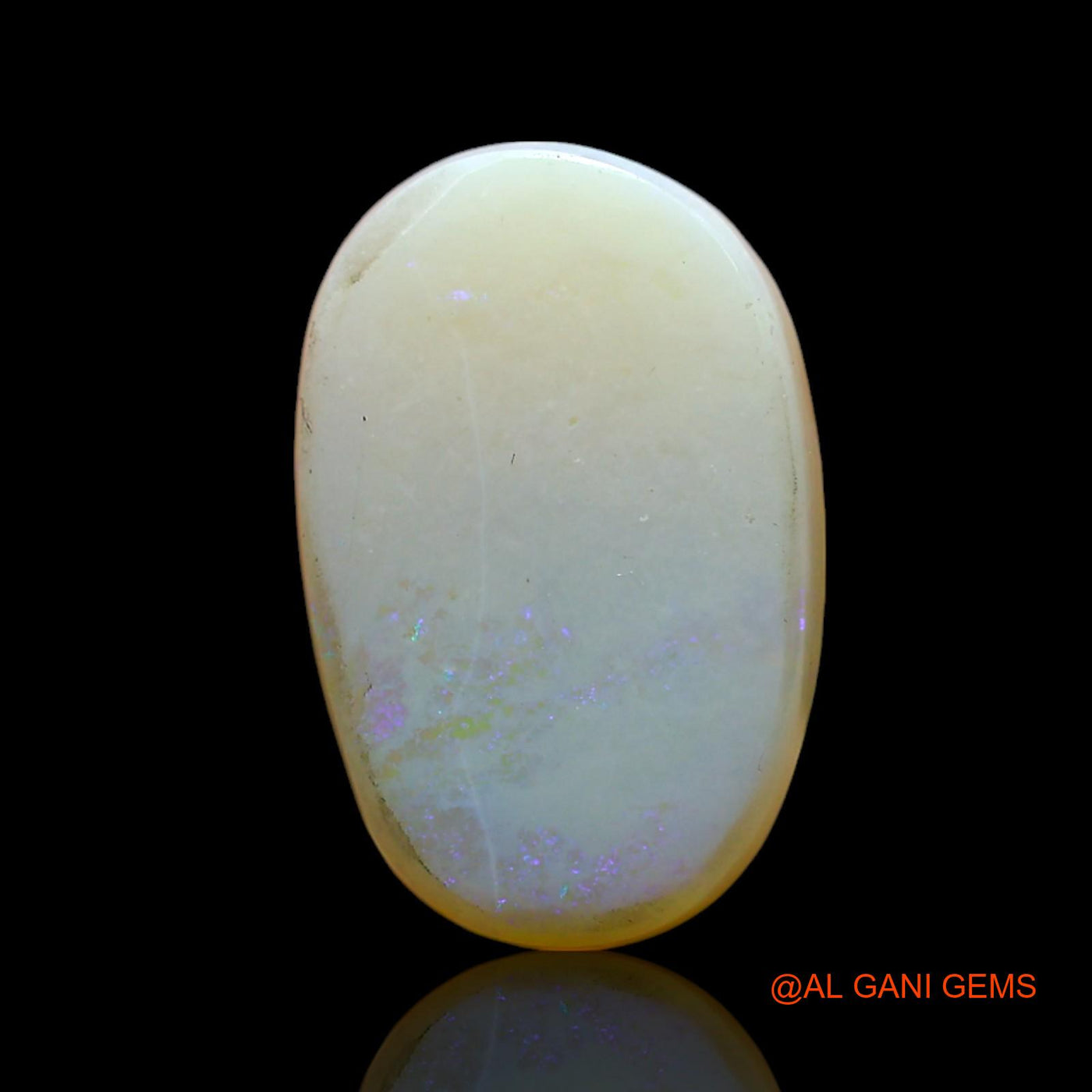 4.00 Cts Natural Australian Fire Opal Oval Cabochon Loose Gemstone For Jewelry 15x10x4 mm AF-232