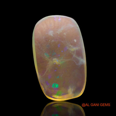3.00 Cts Natural Australian Fire Opal Loose Gemstone Oval Cabochon 15x9x2 mm AF-234