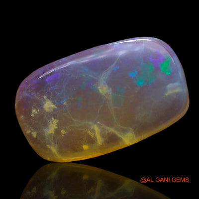 3.00 Cts Natural Australian Fire Opal Loose Gemstone Oval Cabochon 15x9x2 mm AF-234