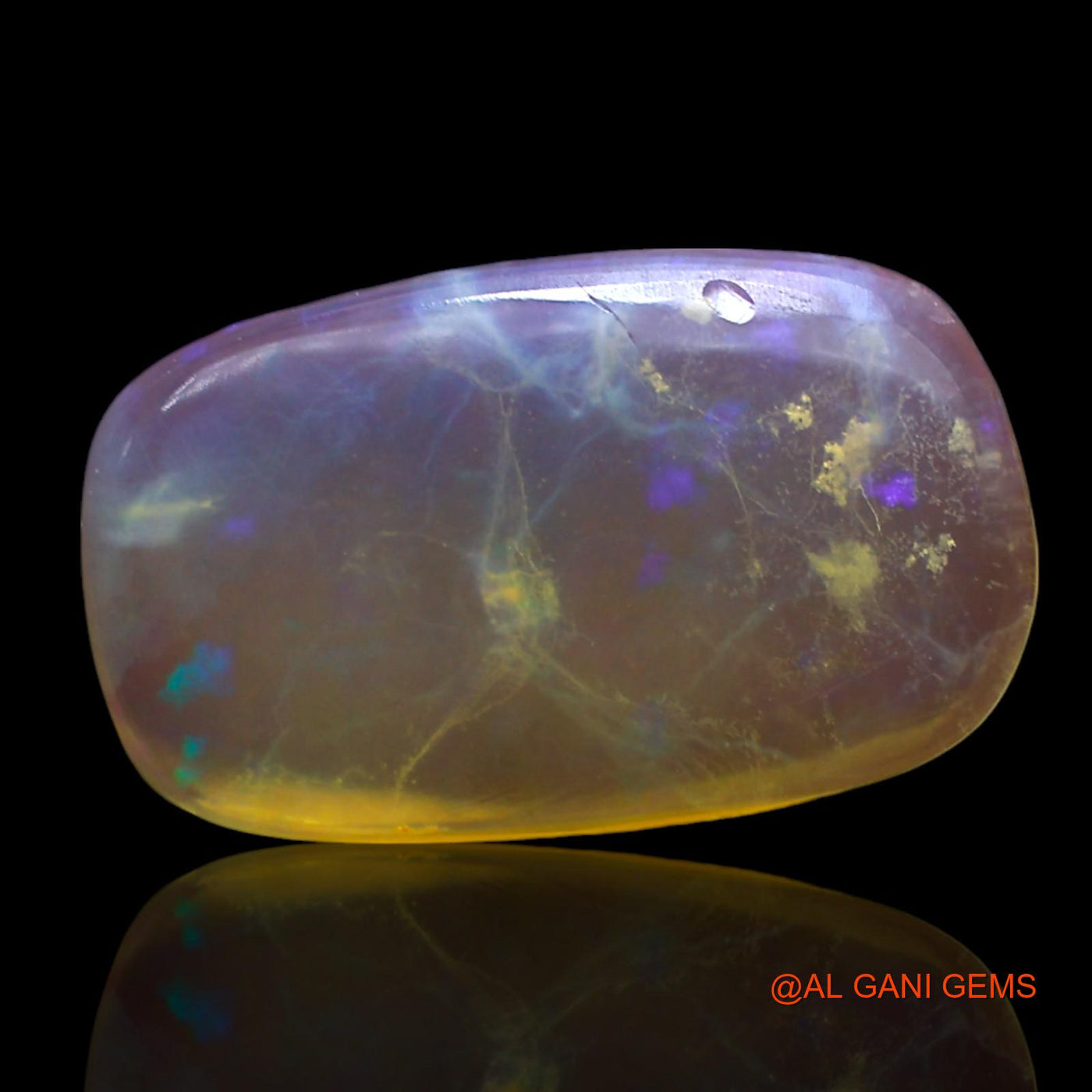 3.00 Cts Natural Australian Fire Opal Loose Gemstone Oval Cabochon 15x9x2 mm AF-234