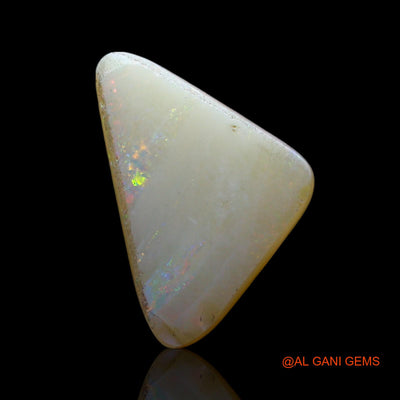 3.00 Cts Natural Australian Fire Opal Loose Gemstone Trillion Cabochon 15x10x4 mm AF-236