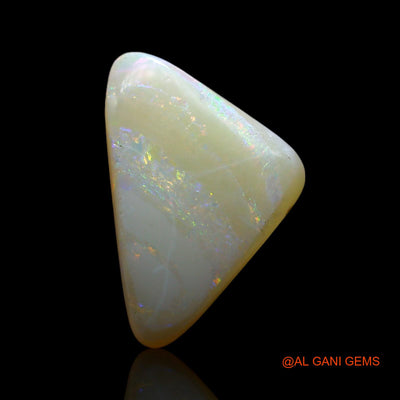 3.00 Cts Natural Australian Fire Opal Loose Gemstone Trillion Cabochon 15x10x4 mm AF-236