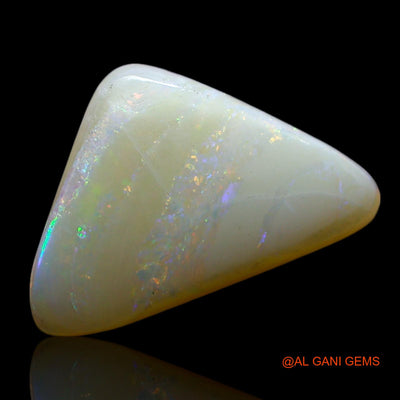 3.00 Cts Natural Australian Fire Opal Loose Gemstone Trillion Cabochon 15x10x4 mm AF-236