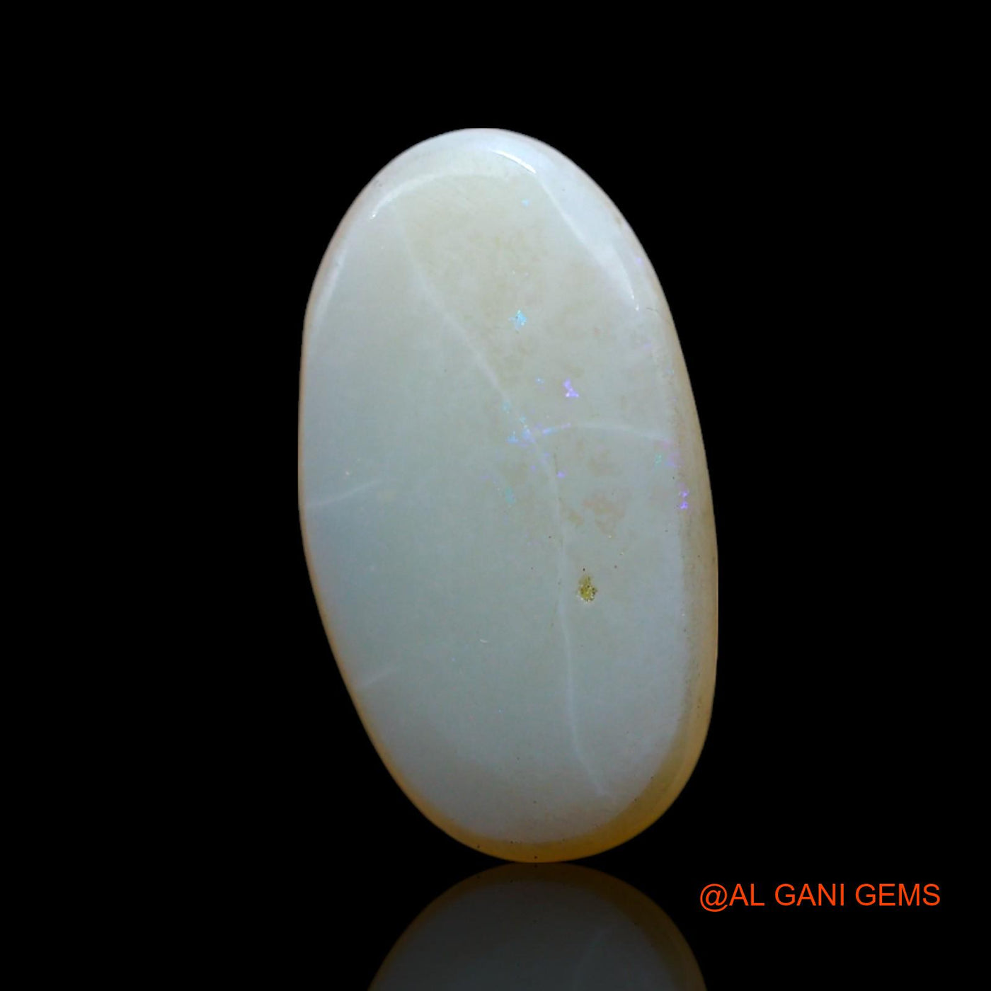 3.00 Cts Natural Australian Fire Opal Loose Gemstone Oval Cabochon 15x8x3 mm AF-238
