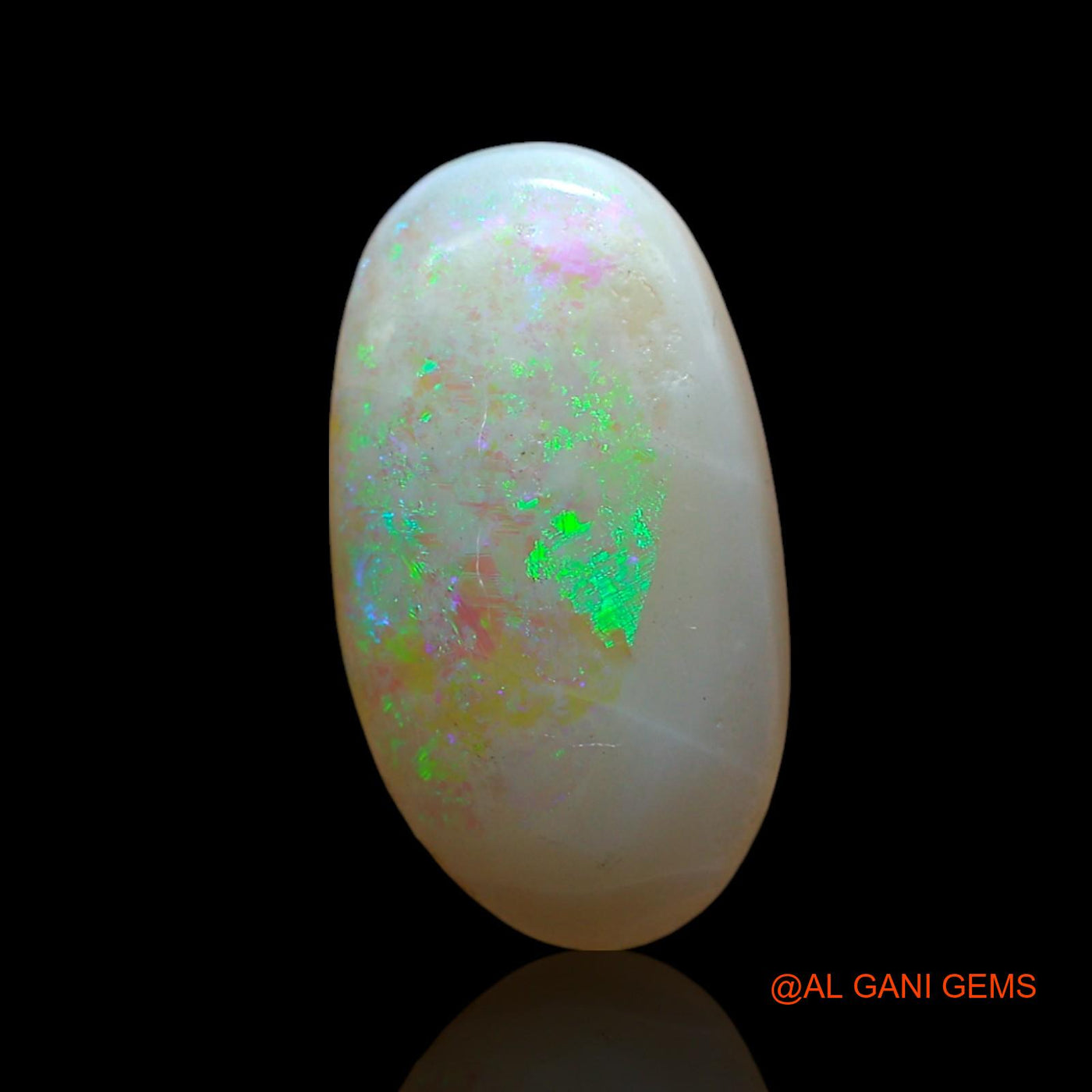 3.00 Cts Natural Australian Fire Opal Loose Gemstone Oval Cabochon 15x8x3 mm AF-238