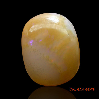 13.00 Cts Unheated Australian Fire Opal Loose Gemstone Oval Cabochon Natural 20x15x6 mm AF-23