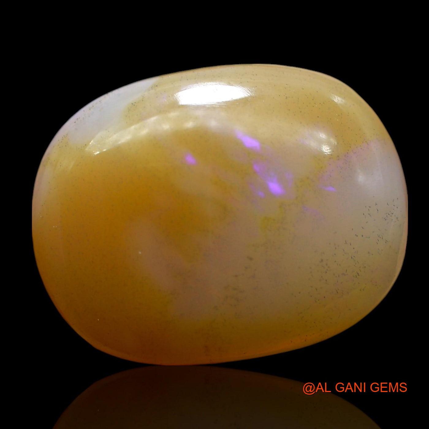 13.00 Cts Unheated Australian Fire Opal Loose Gemstone Oval Cabochon Natural 20x15x6 mm AF-23