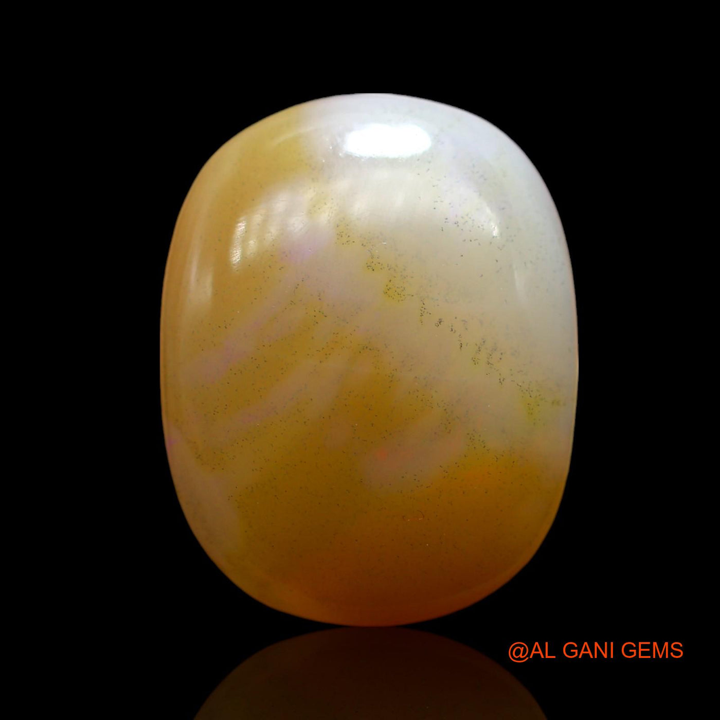 13.00 Cts Unheated Australian Fire Opal Loose Gemstone Oval Cabochon Natural 20x15x6 mm AF-23