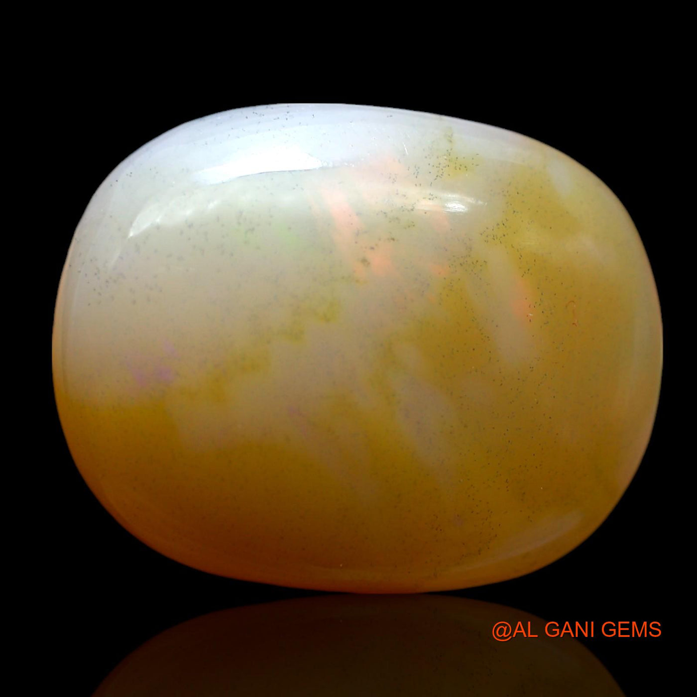 13.00 Cts Unheated Australian Fire Opal Loose Gemstone Oval Cabochon Natural 20x15x6 mm AF-23