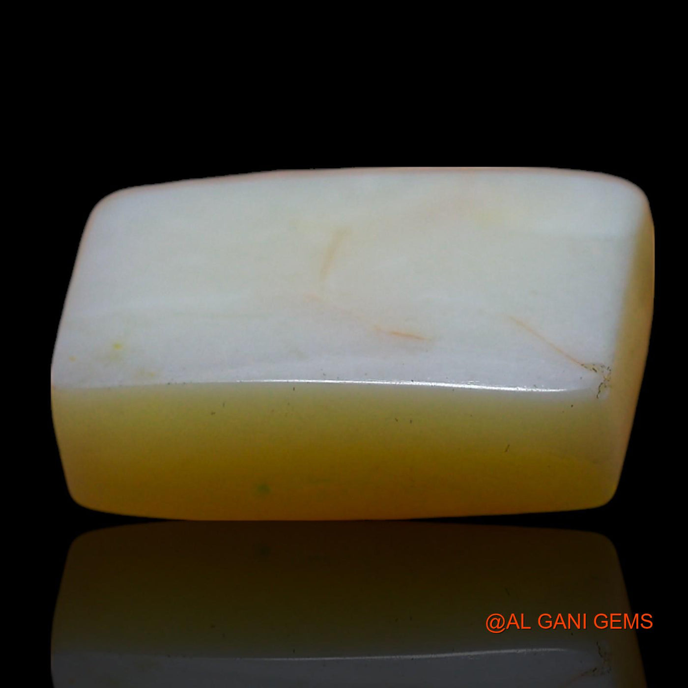 4.00 Cts Natural Australian Fire Opal Loose Gemstone Square Cabochon 12x19x4 mm AF-241