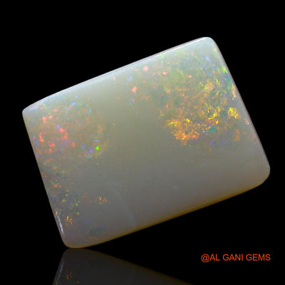 4.00 Cts Natural Australian Fire Opal Loose Gemstone Square Cabochon 12x19x4 mm AF-241