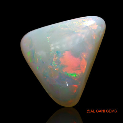 2.00 Cts Natural Australian Fire Opal Loose Gemstone Trillion Cabochon 12x12x3 mm AF-243
