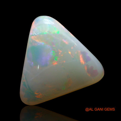 2.00 Cts Natural Australian Fire Opal Loose Gemstone Trillion Cabochon 12x12x3 mm AF-243